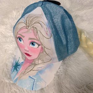 NEW Frozen 2 Elsa Braid Ponytail Cap Hat